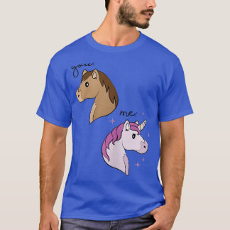 T-shirt Womens You Me Unicorn Funny 