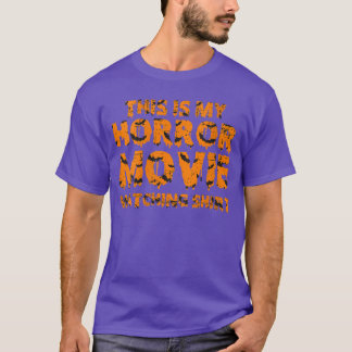 T-shirt Womenshis Is My Horror Movie Watching Halloween VN