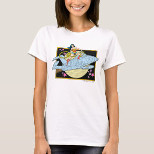 T-shirt Wonder Woman avec Jet