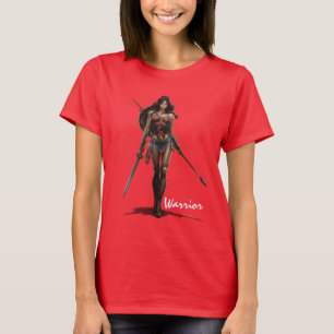 T-shirt Wonder Woman Battle-Ready Comic Art