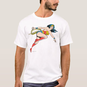 T-shirt Wonder Woman bondit à droite