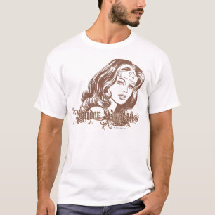 T-shirt Wonder Woman Brown