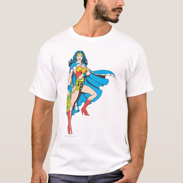 T-shirt Wonder Woman Cape (Devant)