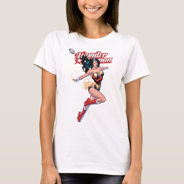 T-shirt Wonder Woman Couverture de bande dessinée (Devant)