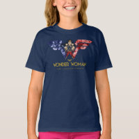 Wonder Woman Crossed Arms dans le logo collage