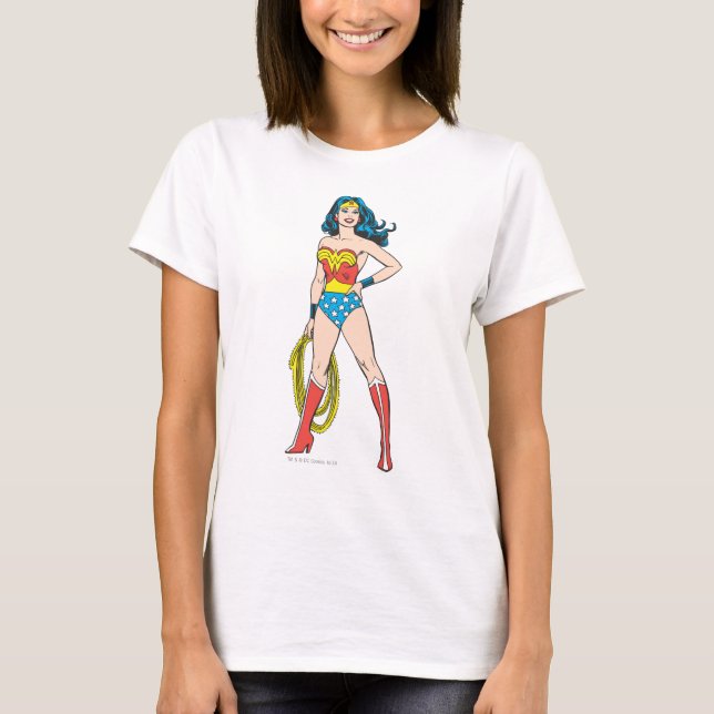T-shirt Wonder Woman debout (Devant)
