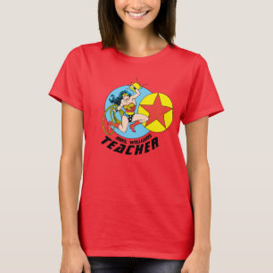 T-shirt Wonder Woman Étoile rouge enseignant