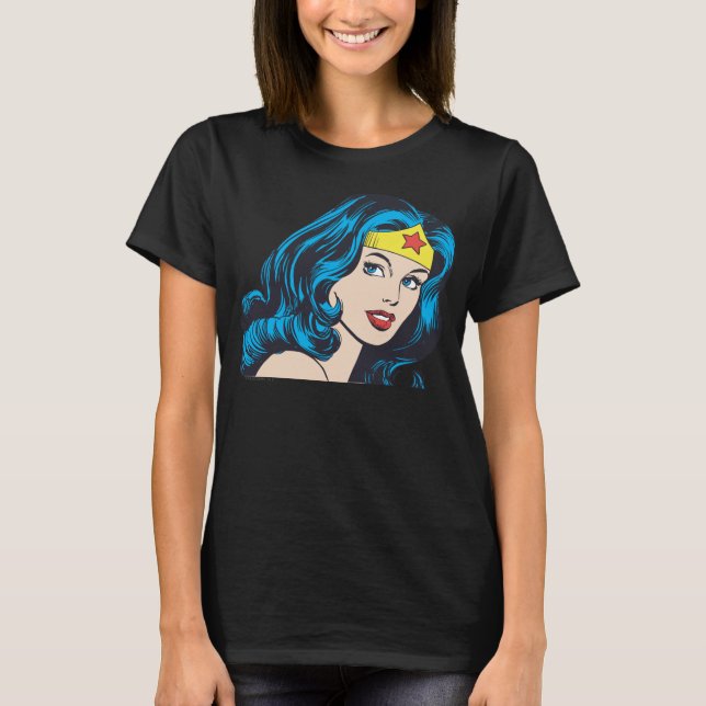 T-shirt Wonder Woman Face (Devant)