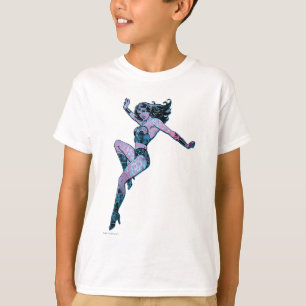 T-shirt Wonder Woman Pose colorée
