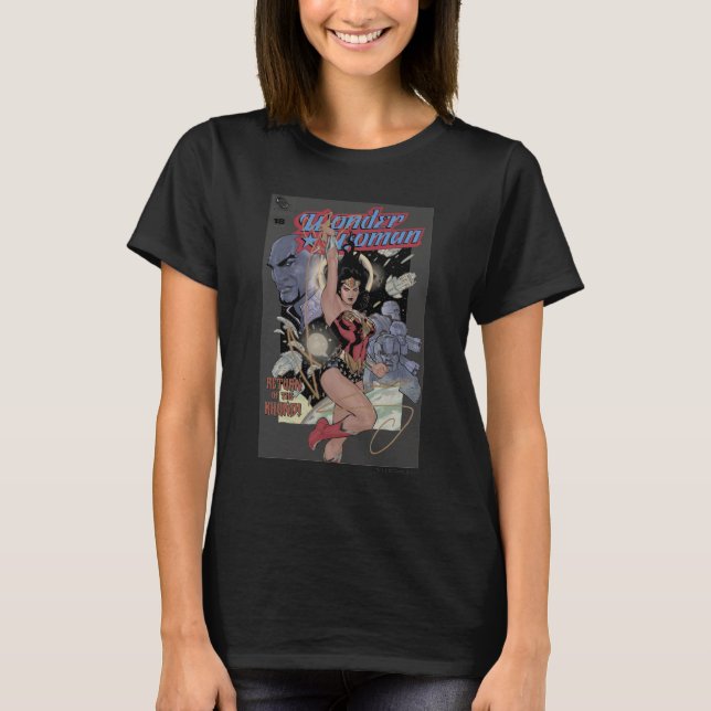 T-shirt Wonder Woman Retour de la couleur Khundi (Devant)