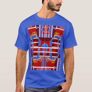T-shirt Wonderful Music Blue Summer Vibes Geometric Romant