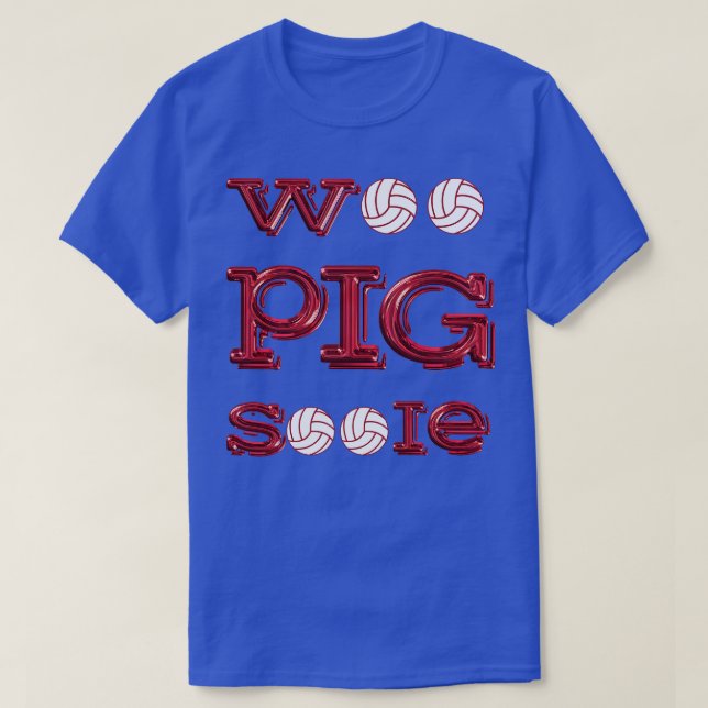 T-shirt Woo Pig Volleyballs (Design devant)