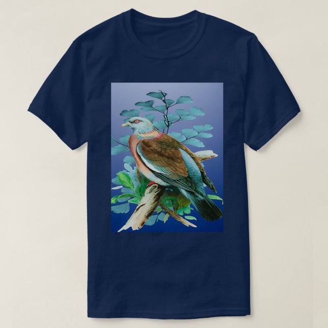 T-shirt Wood Pigeon Bird (Design devant)