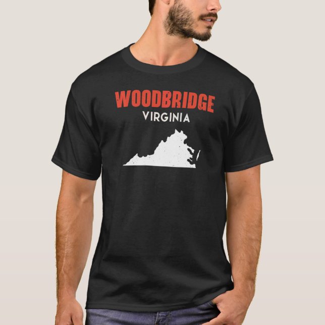 T-shirt Woodbridge Virginia USA State America Travel Virgi (Devant)