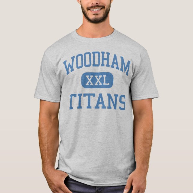T-shirt Woodham - titans - lycée - Pensacola la Floride (Devant)
