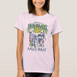 T-shirt Woody et Buzz - Bienvenue à Hawaii