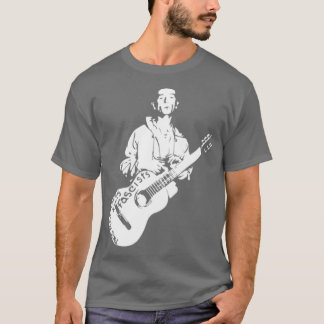 T-shirt Woody Guthriehis Machine Tue Les Fascistes amis fa