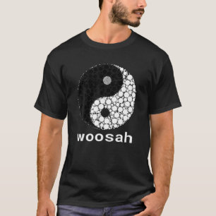 T-shirt Woosah T Chemise Calm Yoga Exhale Chemise