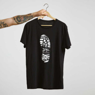 T-shirt World Best Modern Chaussures Imprimer Hommes Tshir