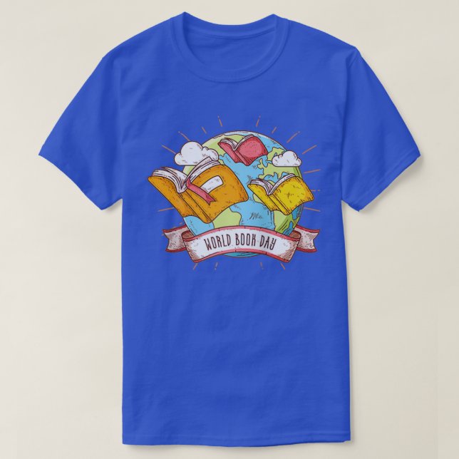 T-shirt World Book Day Cute Graphic Bookworts Book Dragons (Design devant)