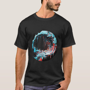 T-shirt World City Circle Of Life Optimiste Amusement Abst