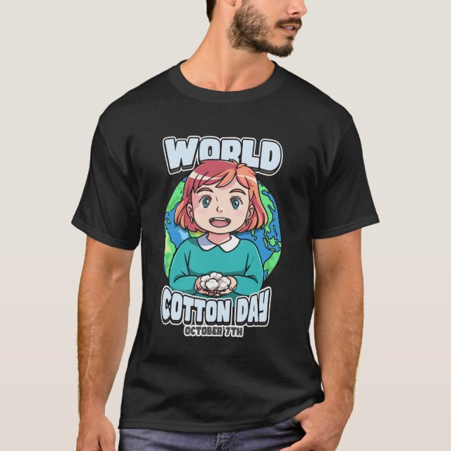 T-shirt World Cotton October 7th Day (Devant)
