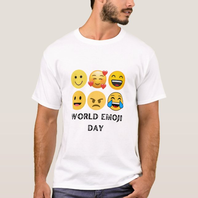 T-shirt World Emoji Day Celebration Poster (Devant)