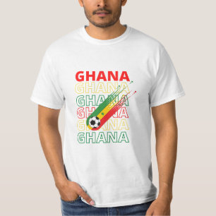 T-shirt World Ghana Soccer Vintage