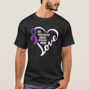 T-shirt World Narcissistic Abuse Awareness Maman Survivant