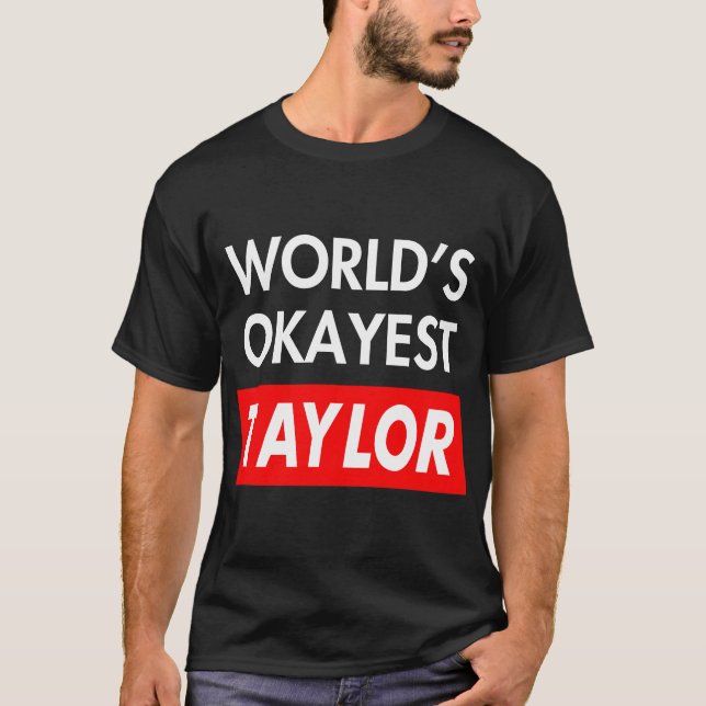 T-shirt World okayest Taylor (Devant)