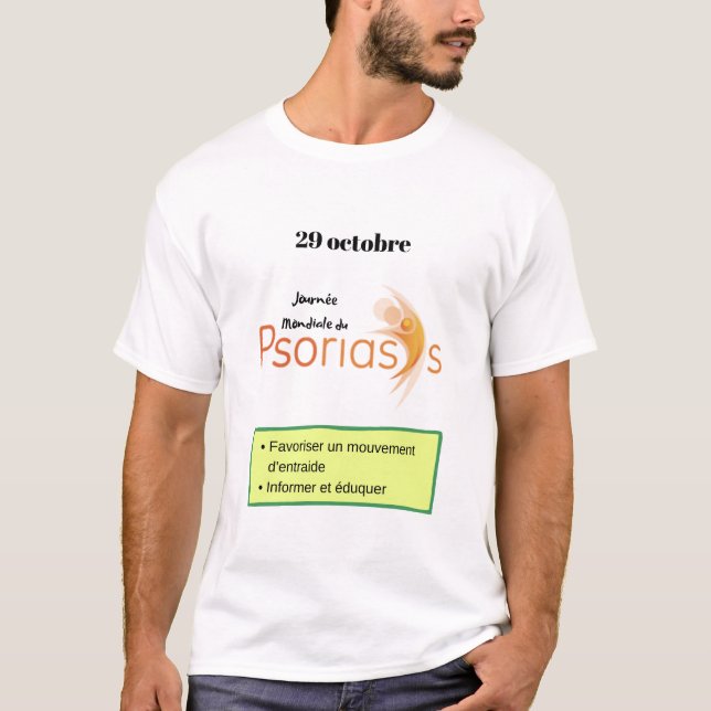 T-shirt - World Psoriasis Day (Front)