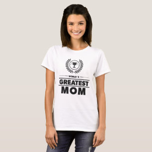 T-shirt World`s Greatest MOM mignon Family Award idée cade