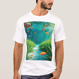 T-shirt World Sea grass Day