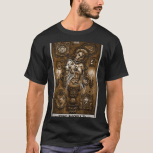 T-shirt World Tarot Card Victorian Ghost Gothic Occult
