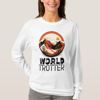 T-shirt World Trotter - Aventura en el Horizonte