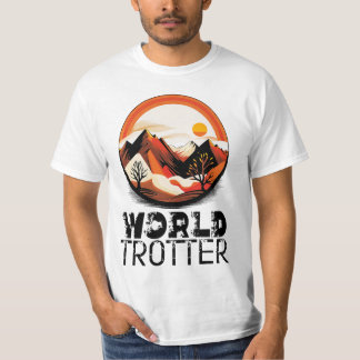 T-shirt World Trotter - Aventura en el Horizonte