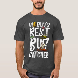T-shirt Worlds Best Bug Catcher Funny Insect Hunter Bugs