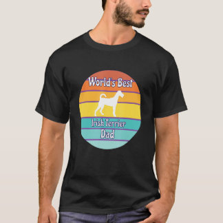 T-shirt World's Best Irish Terrier Dad