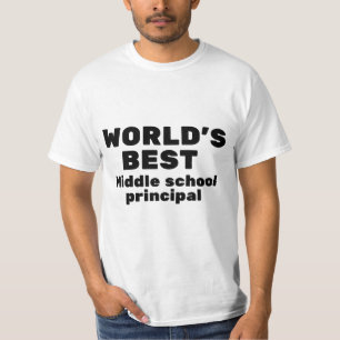 T-shirt World's Best Middle School Principal