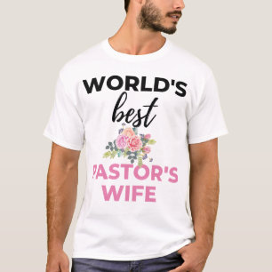 T-shirt World's Best Pastor's Wife bl