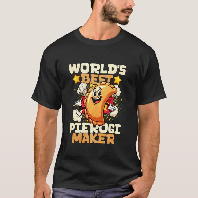 T-shirt Worlds Best Pierogi Maker (Devant)
