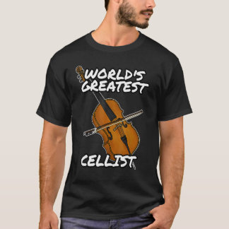 T-shirt World's Greatest Cellist Cello Player String Music