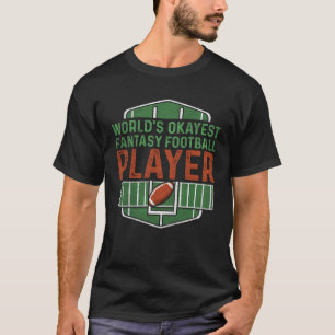 T-shirt Worlds Okayest Imaginaire Football joueur Imaginai
