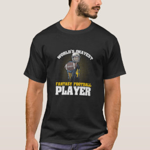 T-shirt Worlds Okayest Imaginaire Football joueur Imaginai
