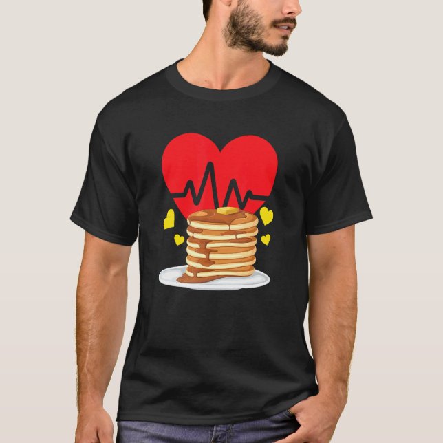 T-shirt Worldu2019s meilleur pancake créateur de gaufre (Devant)