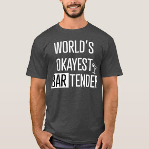 T-shirt Worldx27s barman 17