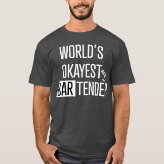 T-shirt Worldx27s barman 17