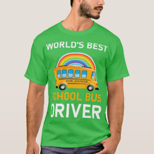 T-shirt Worldx27s Meilleur conducteur de bus scolaire 8