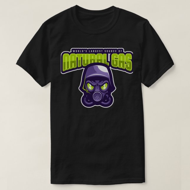 T-shirt Worldx27s Plus grande source de Masque toxique pou (Design devant)