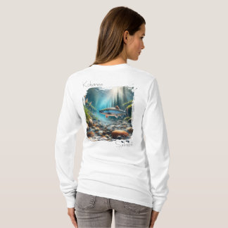 T-shirt Worn Calm | Kokanee Salmon Stream Tee